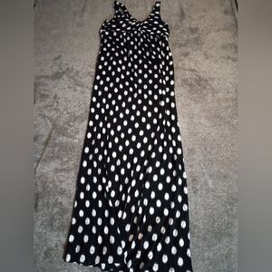 Soma polka dot maxi dress with pockets
